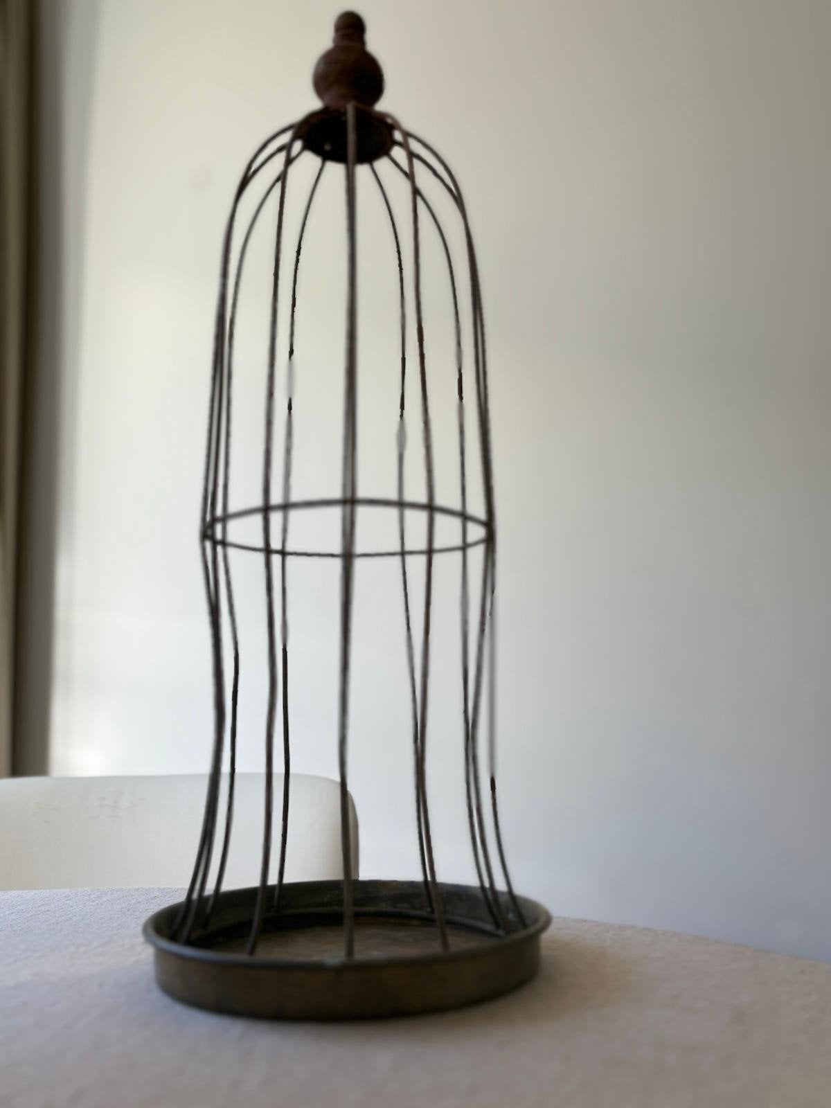 Brocante vogelkooi – Sfeervolle decoratie, Ophalen of Verzenden