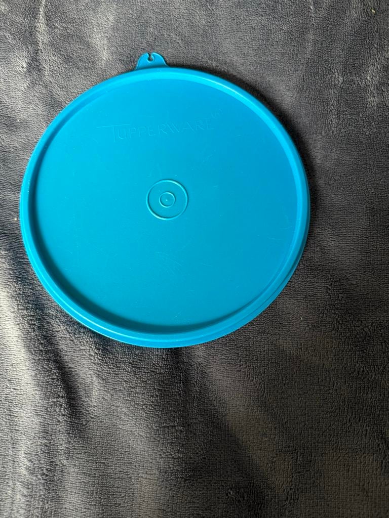 Tupperware deksels - 3x nieuw, 1x gebruikt, Ophalen of Verzenden, Zo goed als nieuw, Blauw, Overige typen