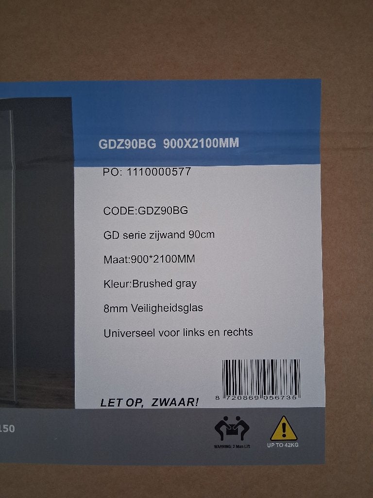 Douchecabine (NIEUW) 90X90X210, Ophalen, Nieuw, Douche