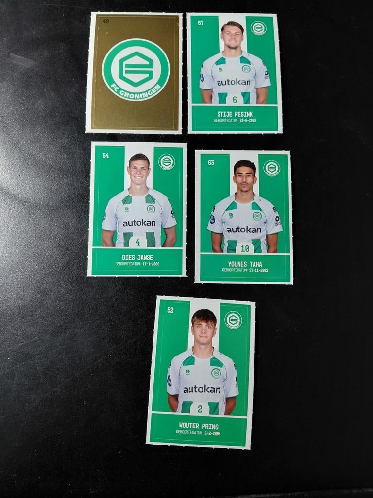 Fc groningen (stickers) stije resink/dies janse, Ophalen of Verzenden, Nieuw, Poster, Plaatje of Sticker