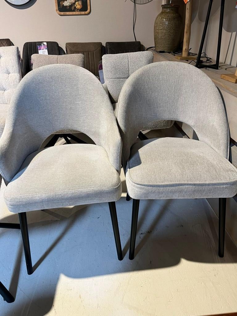 Eetkamerstoelen Goda & Ponte, Ophalen, Twee, Nieuw, Stof