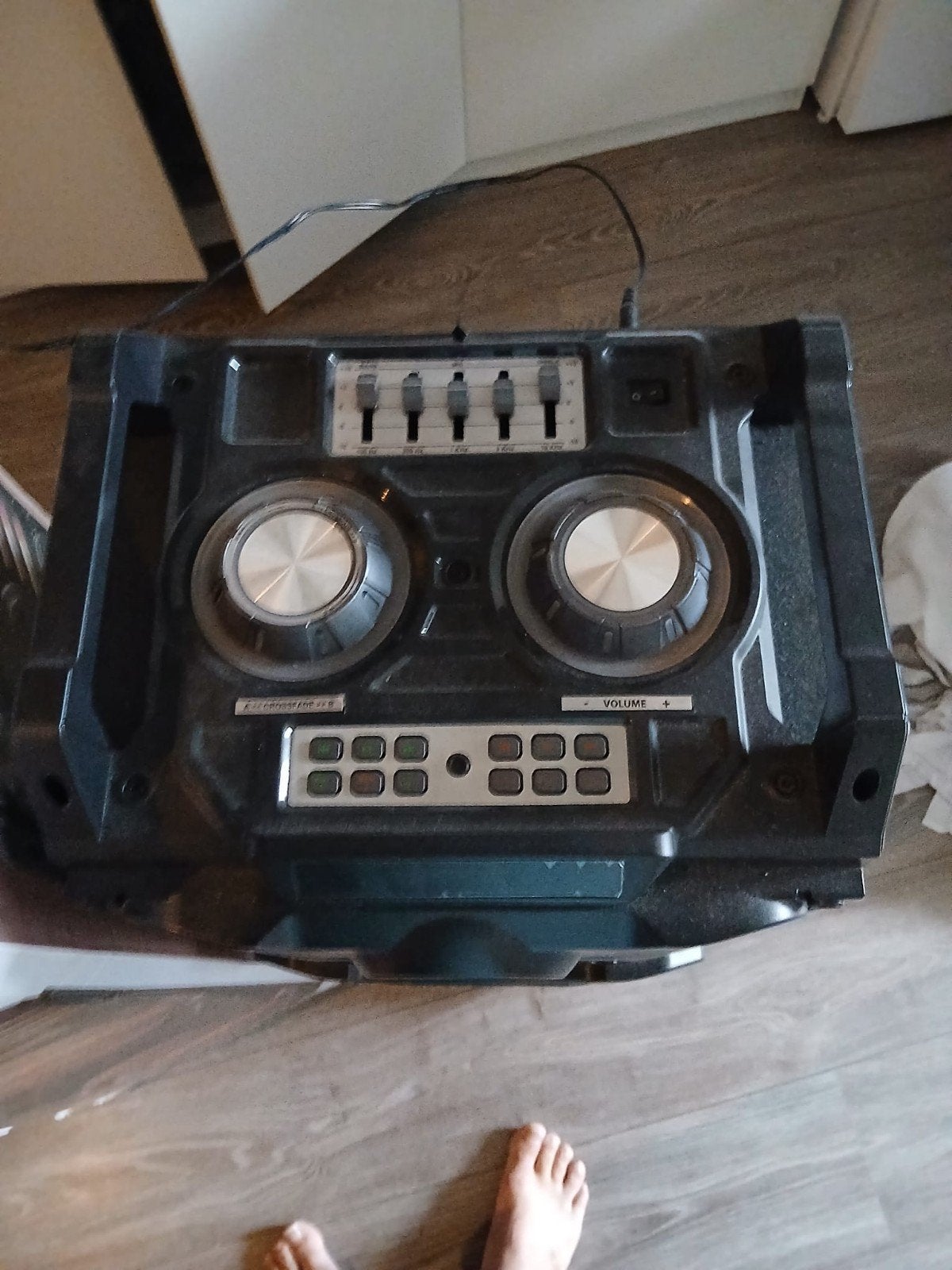 Draagbare Stereo Installatie met Equalizer, Gebruikt, Draagbaar, Speakers, Ophalen