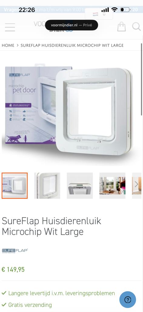 Huisdierluik microchip, Dieren en Toebehoren, Ophalen of Verzenden, Nieuw