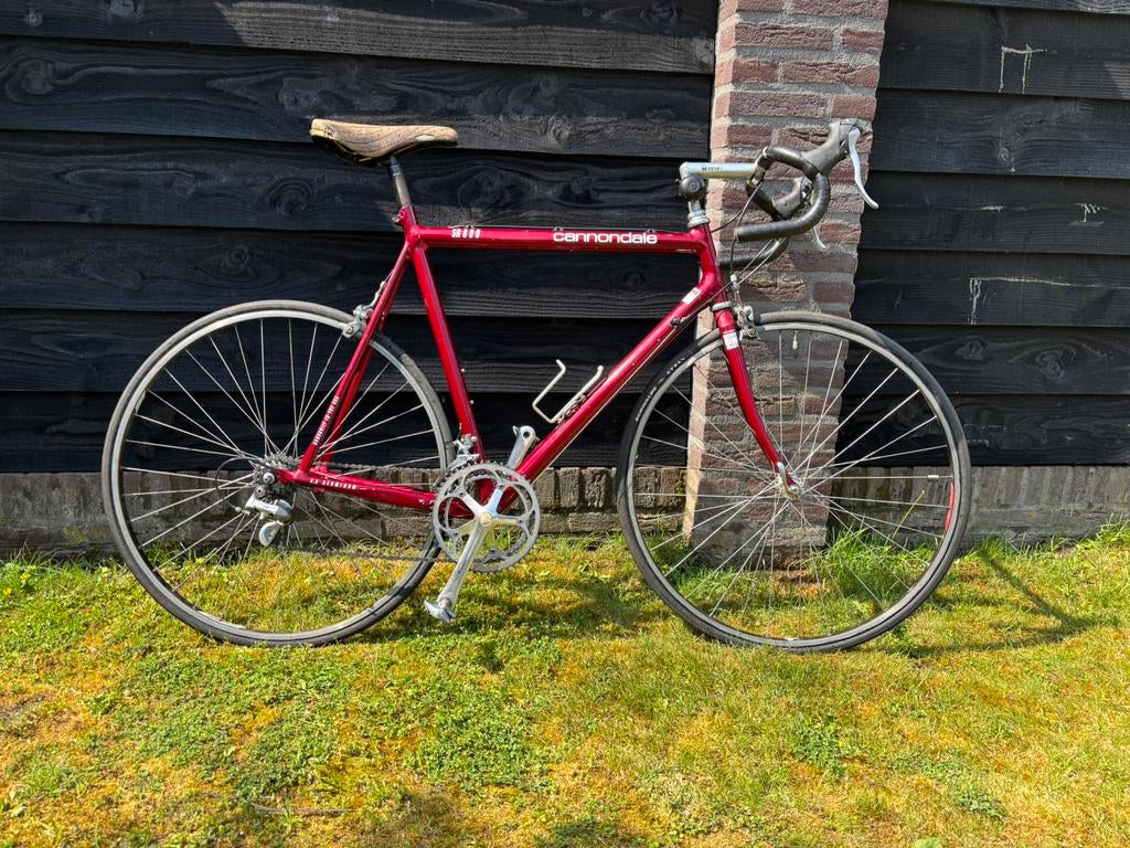 Cannondale SR800 racefiets, rood. Framemaat 56, Fietsen en Brommers, Fietsen | Racefietsen, Gebruikt, Heren, Aluminium, Meer dan 20 versnellingen
