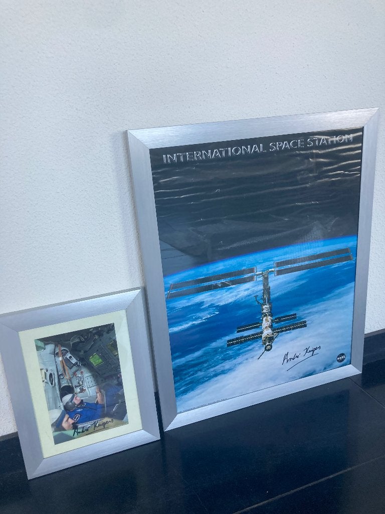 Andre kuipers handtekening posters, Albert Heijn, Ophalen of Verzenden