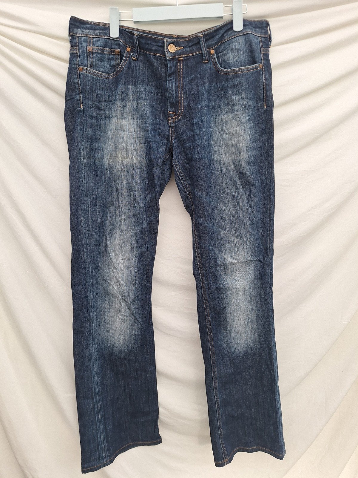"We" jeans maat 33/34, Ophalen of Verzenden, Gedragen, Blauw, W33 - W34 (confectie 48/50)