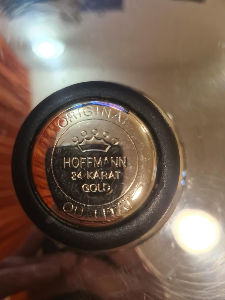 Hoffmann 24 Karaat Goud Kookpan en Koekenpan Set, Ophalen, Zo goed als nieuw, Rvs, Koekenpan of Braadpan