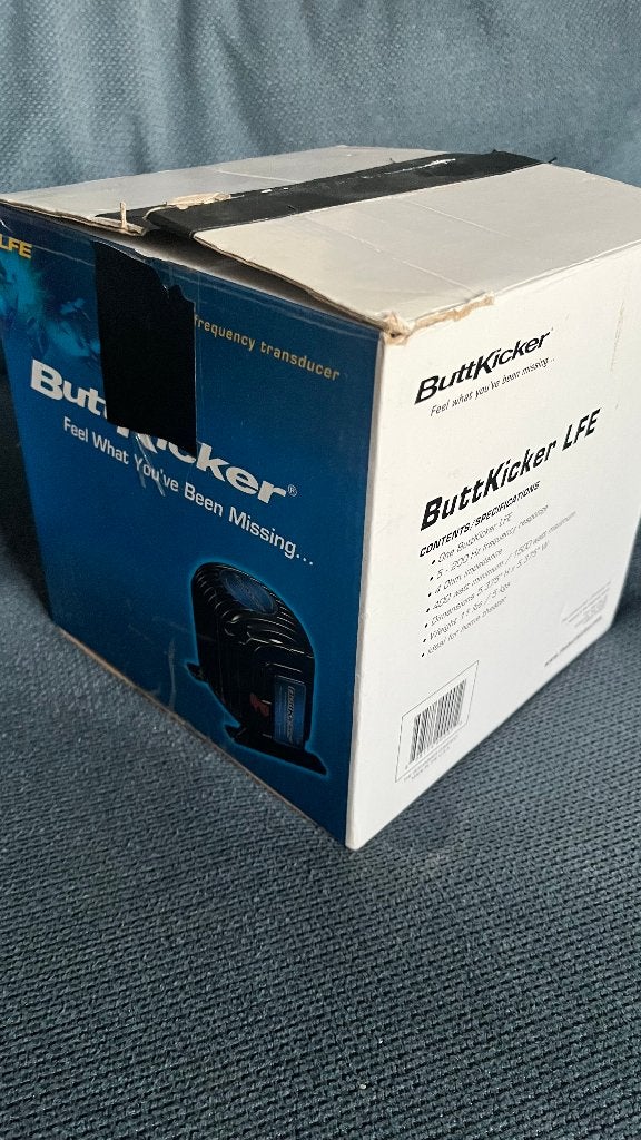 ButtKicker LFE Haptic Transducer / Bass Shaker Zeer krachtig, Gebruikt, Subwoofer, Ophalen of Verzenden, Geschikt voor surround/home cinema