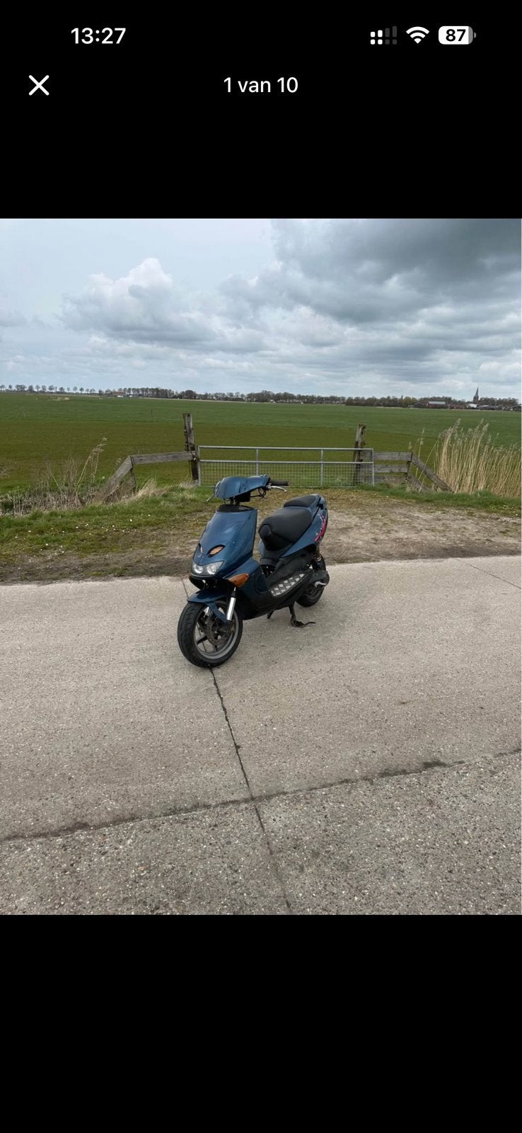 Aprilia 70cc, Fietsen en Brommers, Scooters | Yamaha, Ophalen, Tweetakt, Gebruikt, Overige modellen