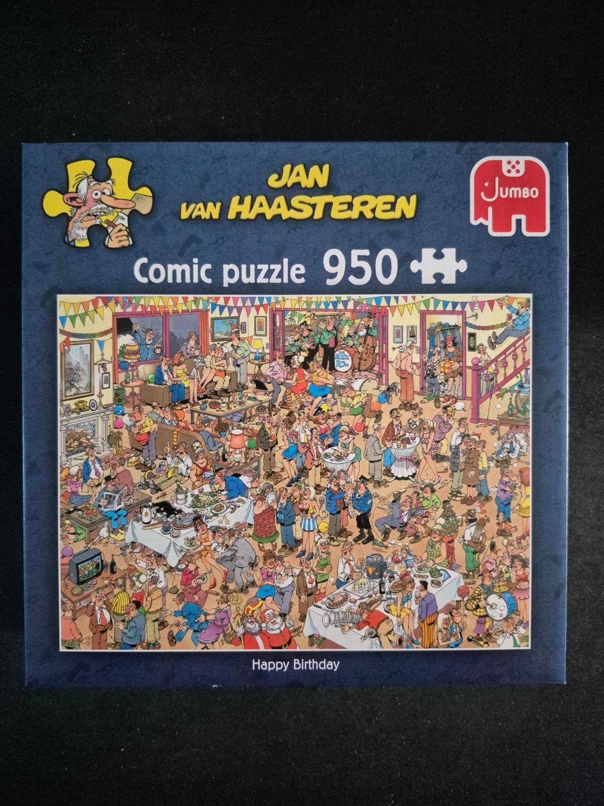Jan van Haasteren - Happy Birthday, Hobby en Vrije tijd, Denksport en Puzzels, Ophalen of Verzenden, 500 t/m 1500 stukjes, Zo goed als nieuw