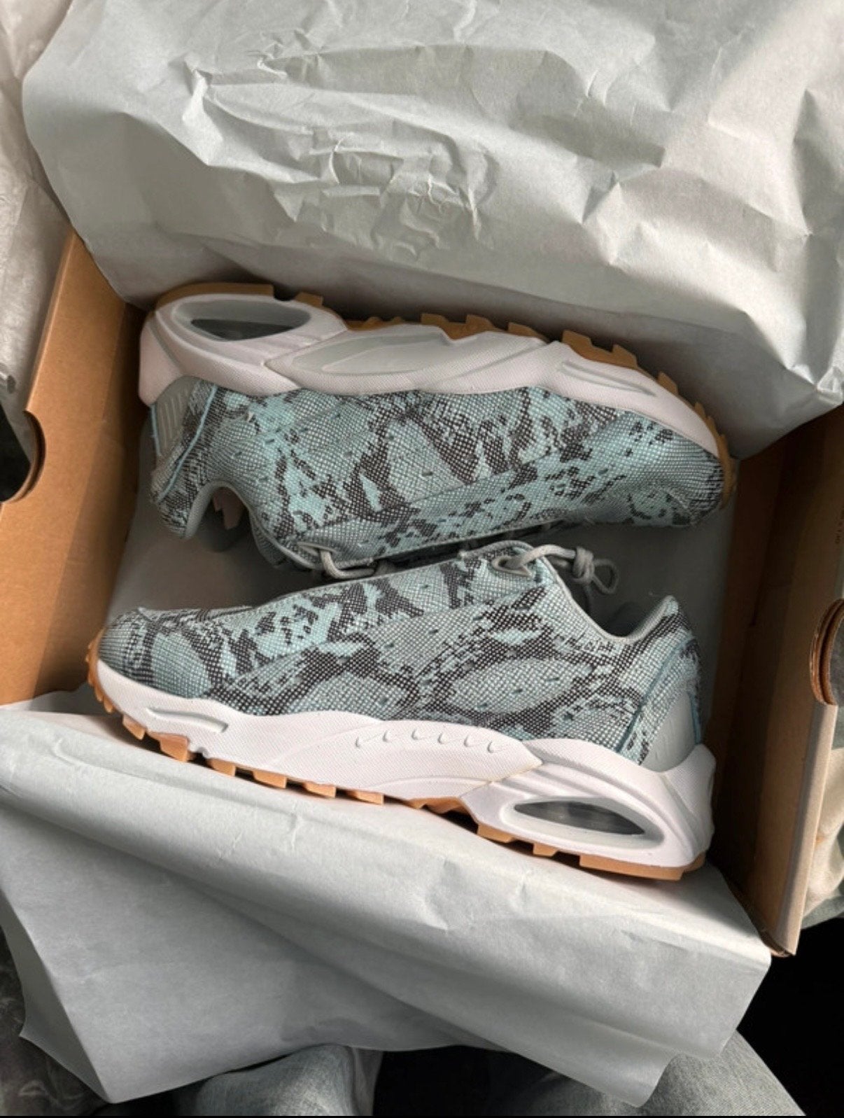 Nike NOCTA Hot Step Air Terra 'Snakeskin' Sneakers, Ophalen of Verzenden, Nieuw, Blauw, Sneakers of Gympen