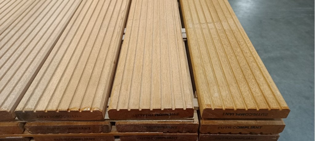 Hardhouten vlonderplanken 25x145 – Topkwaliteit voor terras, Ophalen of Verzenden, Nieuw, Planken, Hardhout