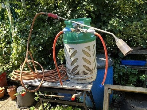 Dakbrander met gasfles, Ophalen, Gebruikt, Overige typen, Overige merken