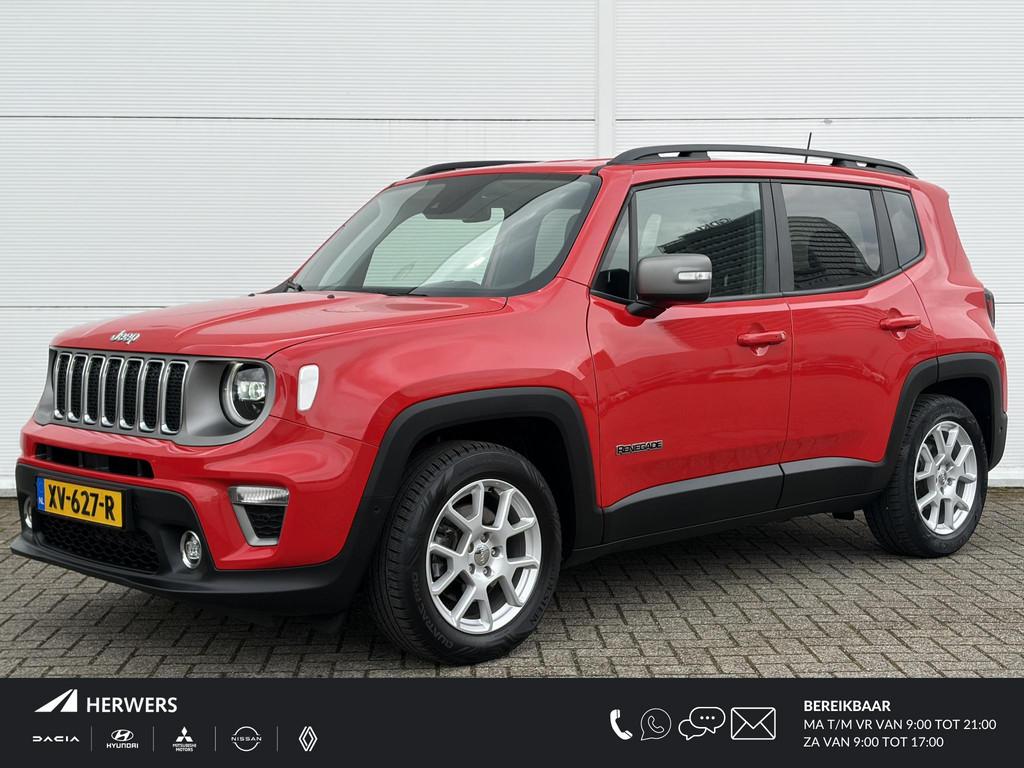 Jeep Renegade 1.0T Limited / Airco (automatisch) / Cruise co, Auto's, Voorwielaandrijving, Stof, Origineel Nederlands, Bedrijf