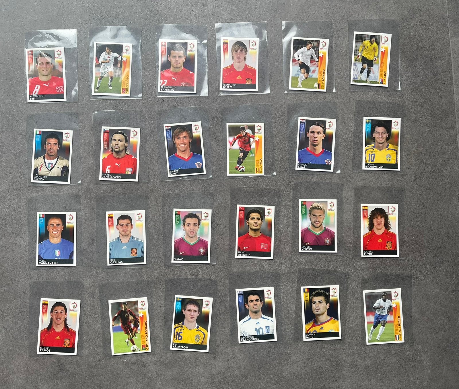 Panini EK 2008 Zeldzame Nestlé Editie Complete Set (24/24), Verzenden, Zo goed als nieuw, Meerdere stickers