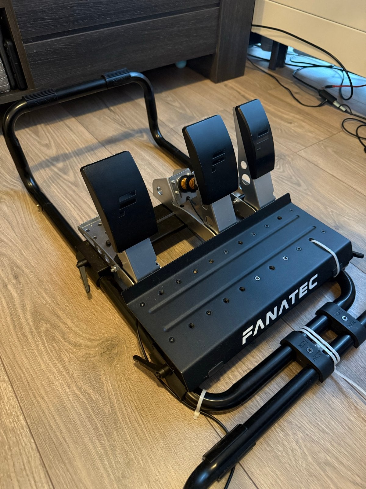 Fanatec CSL Pedals LC met 3Drap mod en custom veren, Ophalen, Zo goed als nieuw, PC, Fanatec