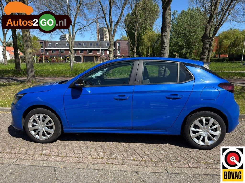Opel Corsa-e Edition 3 fase 50 kWh, Auto's, 330 km, 136 pk, Gebruikt, Blauw