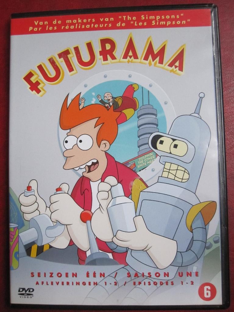 Futurama Season One afl 1-2, Tekenfilm, Amerikaans, Ophalen of Verzenden, Zo goed als nieuw