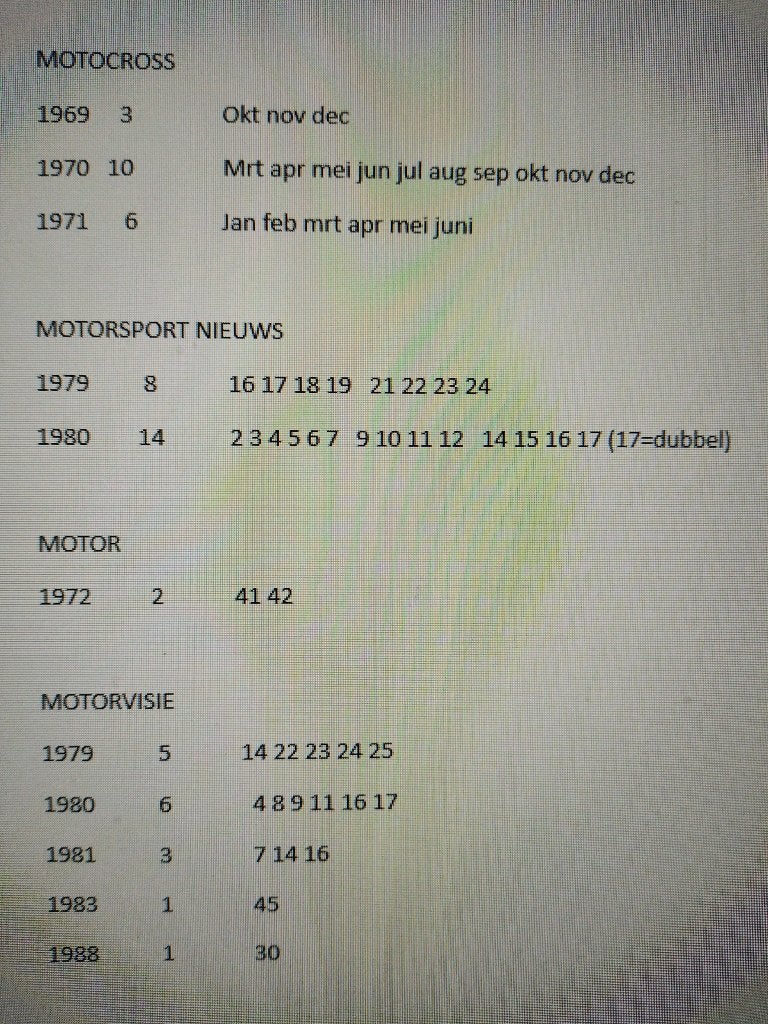 MOTORTIJDSCHRIFTEN, Boeken, Motoren, Ophalen, Gelezen, Algemeen
