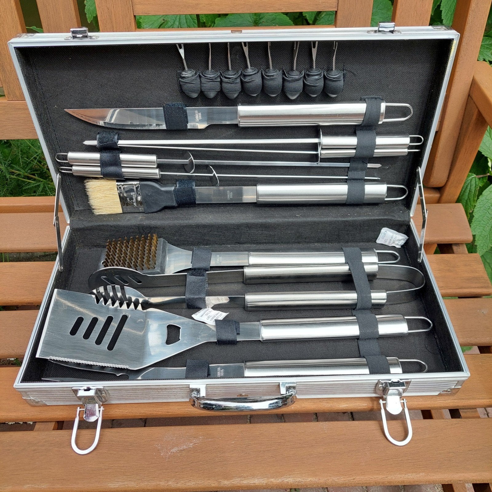 Nieuwe BBQ Gereedschap Set in Aluminium Koffer, Ophalen of Verzenden, Nieuw
