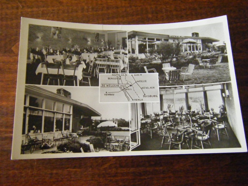 B38 - Well - De Wellsche Hut - Mooi/Oud, Verzamelen, Ansichtkaarten | Nederland, Limburg, 1960 tot 1980, Ophalen of Verzenden