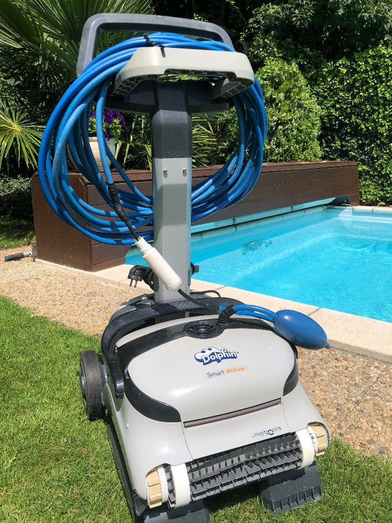 Zwembadrobot Dolphin maytronics, Tuin en Terras, Zwembad-toebehoren, Ophalen, Zo goed als nieuw