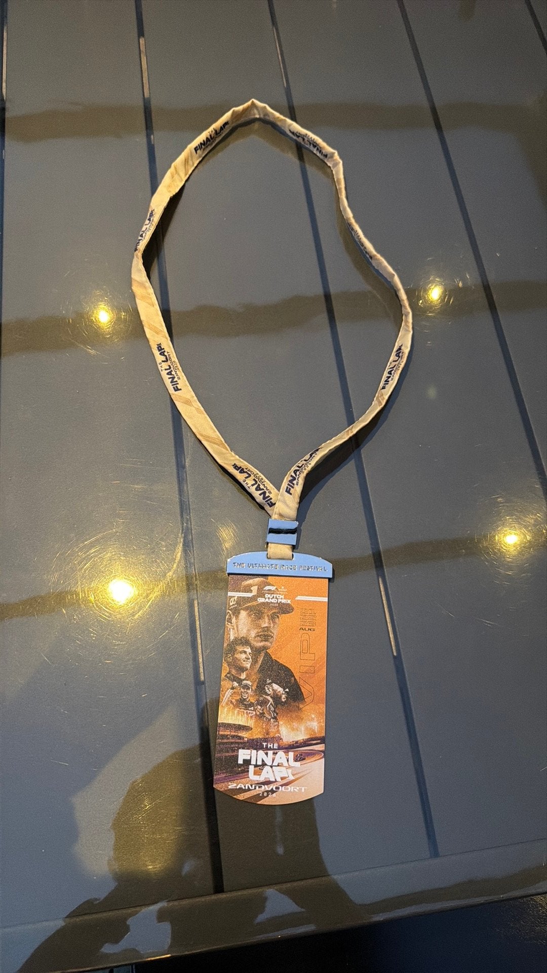 Formule 1 Final lap VIP badge, Ophalen of Verzenden, Formule 1