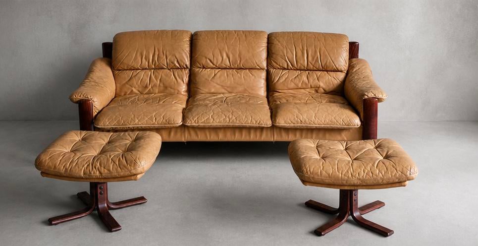 Scandinavische sofa, Ophalen of Verzenden, Zo goed als nieuw, Hout