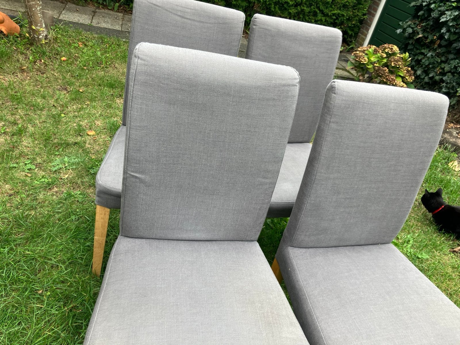 4  ikea eetkamerstoelen, Huis en Inrichting, Ophalen, Gebruikt, Vier, Ikea HENRIKSDAL