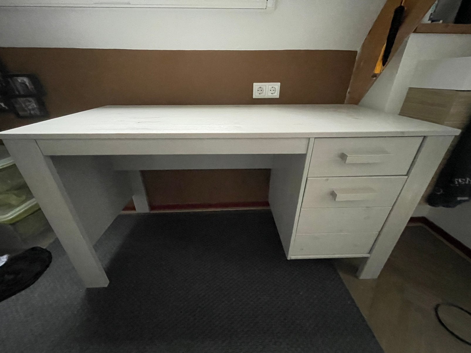 Bureau, Huis en Inrichting, Ophalen, Met lades, Gebruikt, Hout