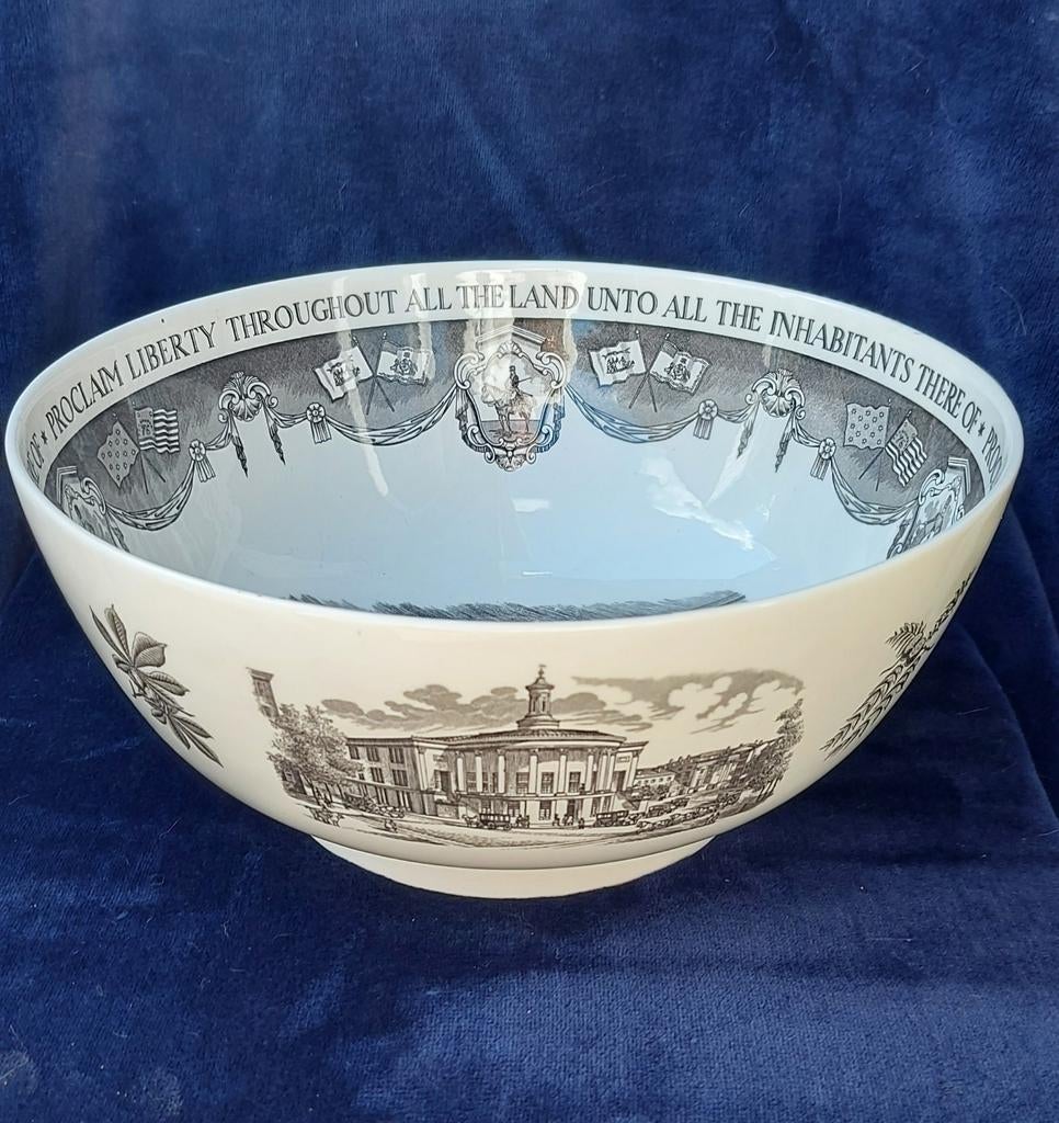 Grote zeldzame Wedgwood schaal Philadelphia bowl, Antiek en Kunst, Antiek | Schalen, Ophalen
