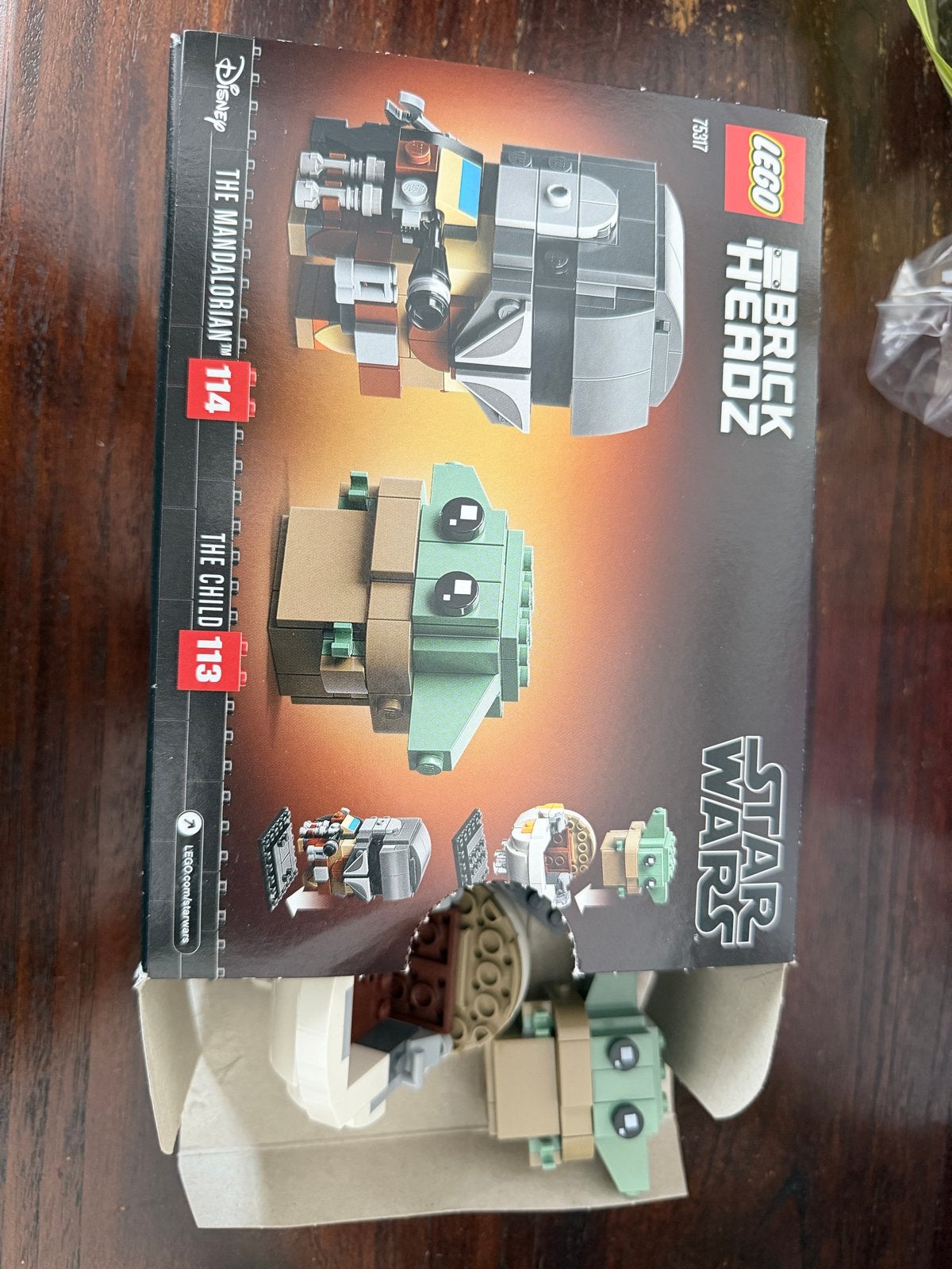 LEGO BrickHeadz Star Wars The Mandalorian & The Child, Ophalen of Verzenden, Zo goed als nieuw, Overige merken