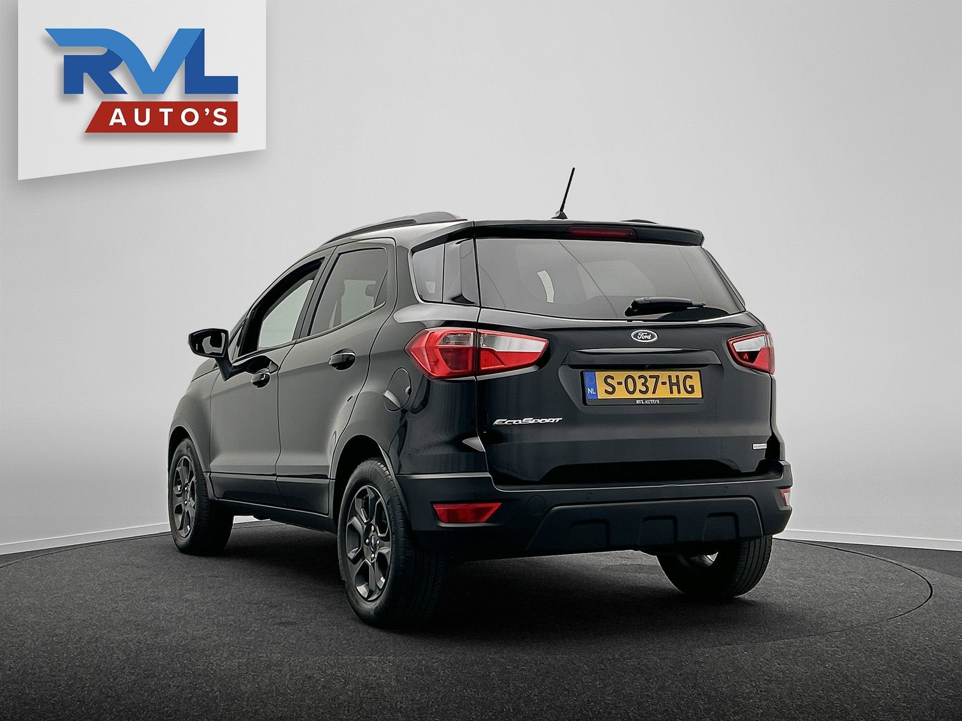 Ford EcoSport 1.0 EcoBoost ST-Line | Carplay | Stoel/Stuur V, Auto's, Gebruikt, Ecosport, Zwart, Bedrijf