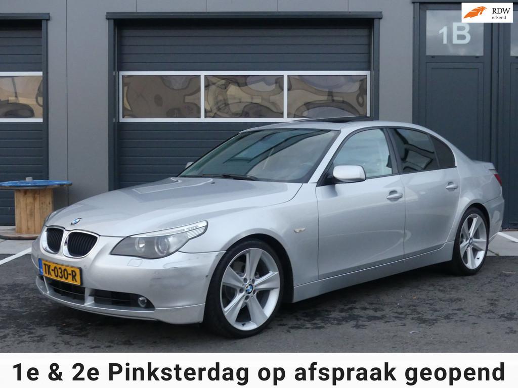 BMW 5-serie 530i Executive Automaat Leder Navi 19Inch Xenon, Auto's, BMW, Automaat, Achterwielaandrijving, Gebruikt, Zwart