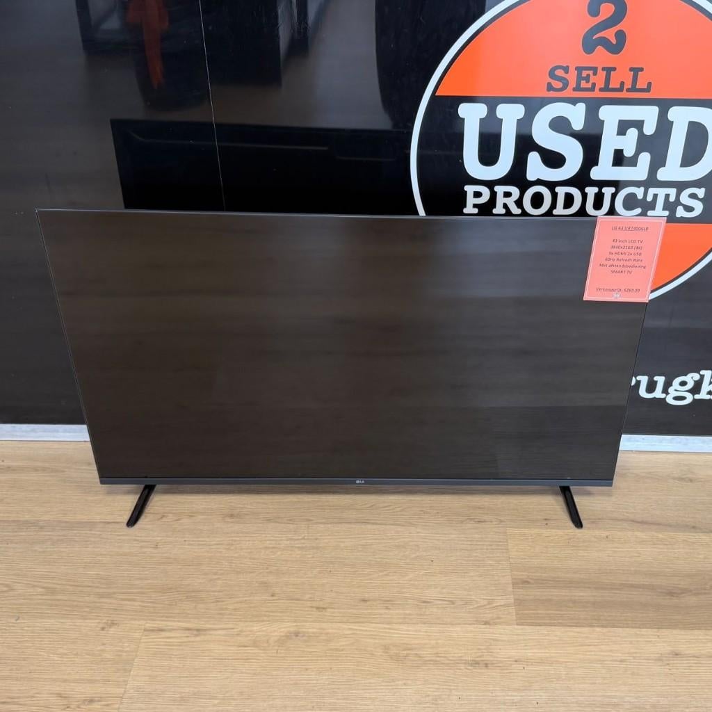 LG 43UR74006LB SMART TV / Televisie | Met AB | Met garantie, Ophalen, 50 Hz, Dordrecht@usedproducts.nl, Zo goed als nieuw