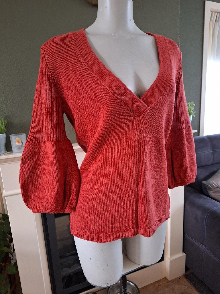 3 suisses collection trui 38 40 M warm oranje kleur, Kleding | Dames, Maat 38/40 (M), Verzenden, 3 suisses, Oranje