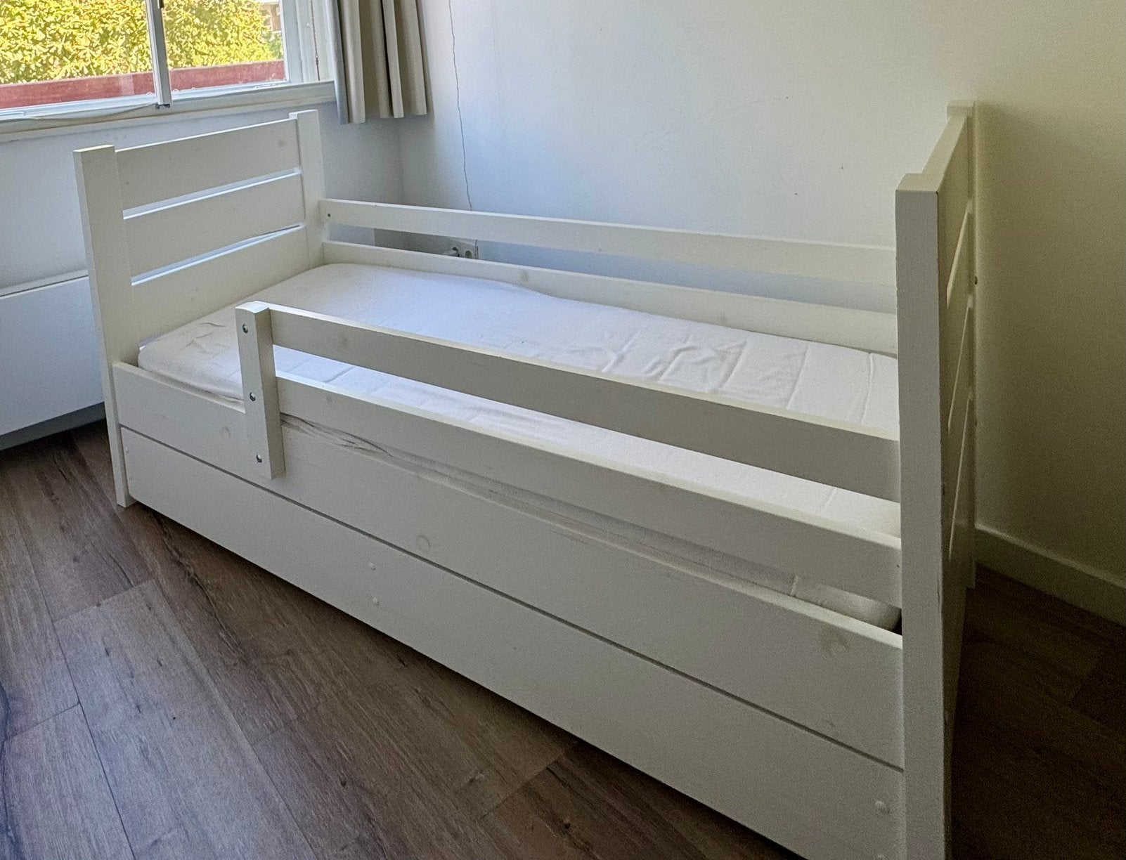 Peuterbed (70x150) - RockWood Milly & Mo incl. lade & hekje, Ophalen, Gebruikt, 70 tot 85 cm, 140 tot 160 cm