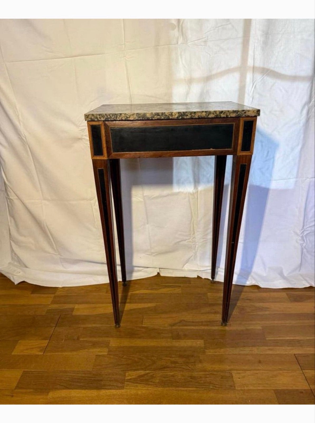 Antieke Louis XVI Sidetable met Marmeren Blad, Antiek en Kunst, Ophalen