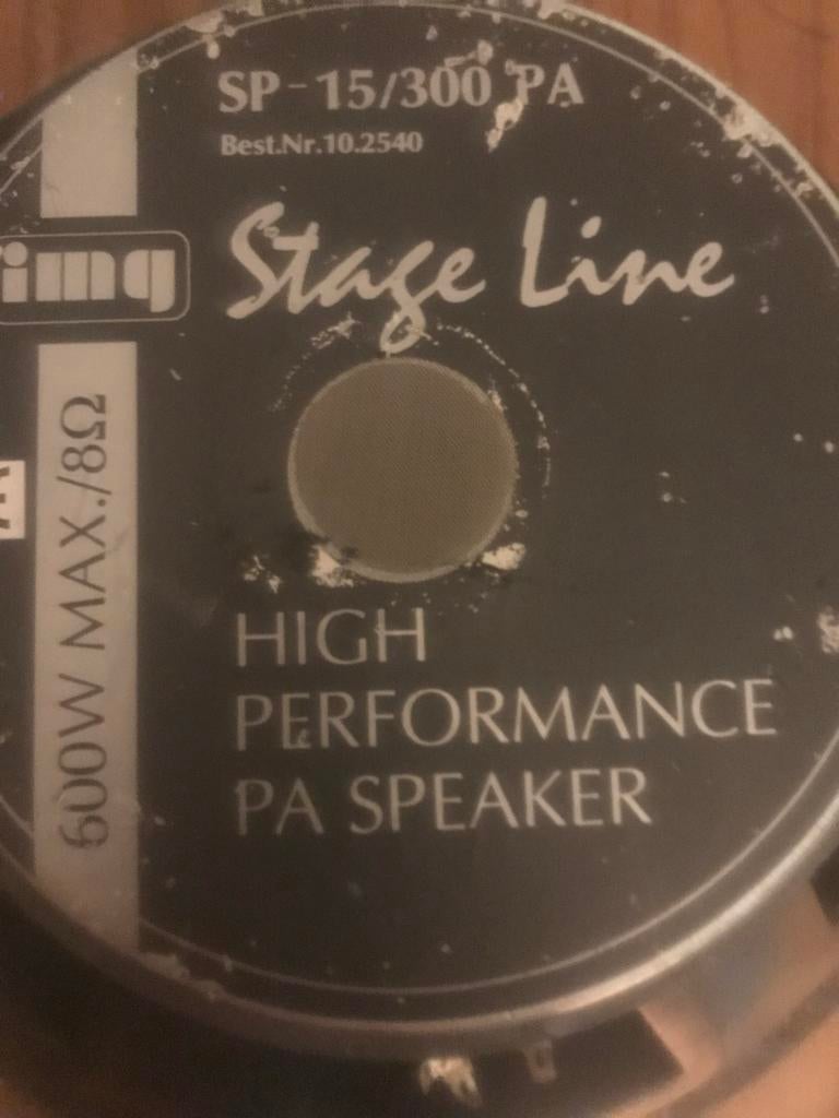 IMG Stage Line SP-15/300 PA High Performance PA Speaker, Overige merken, Overige typen, Ophalen of Verzenden, Zo goed als nieuw