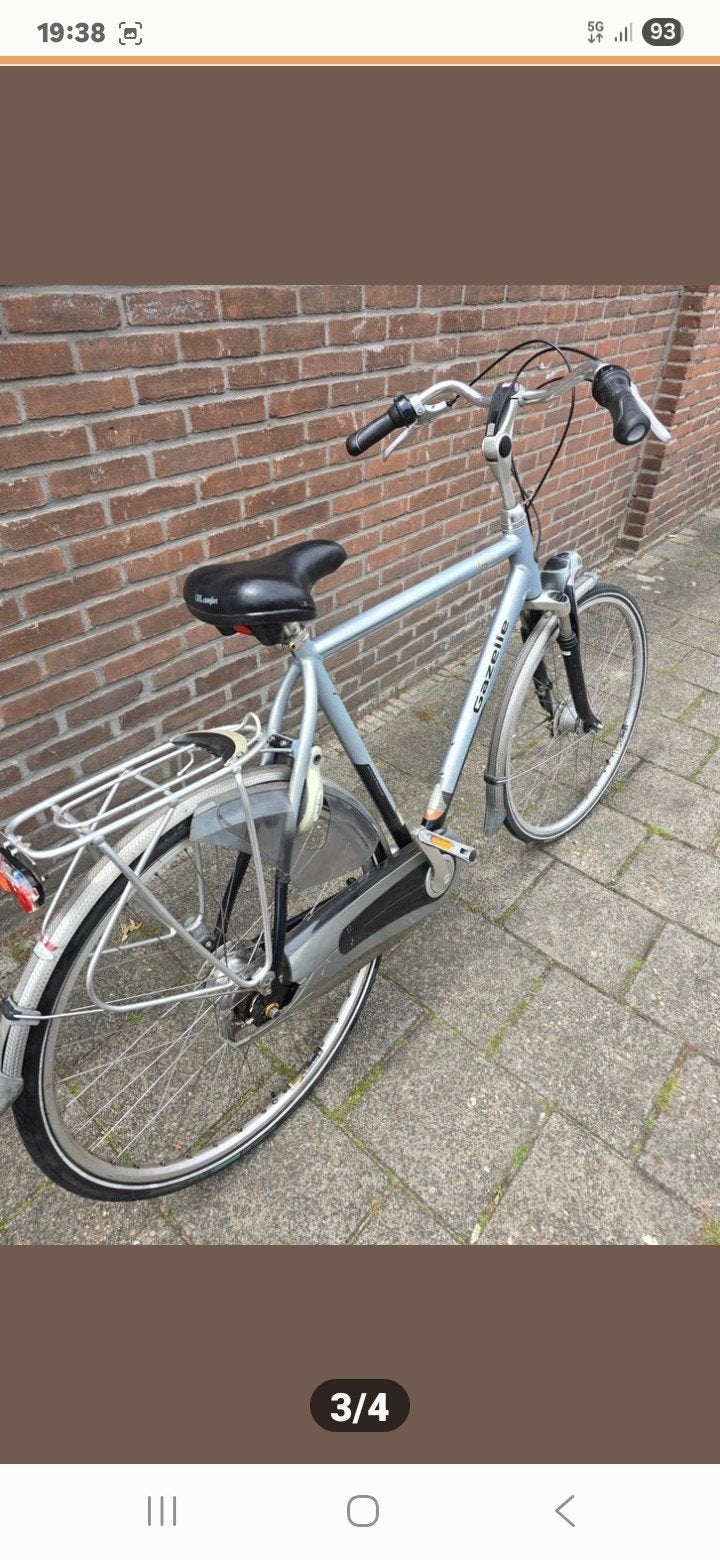 Te Koop/ Netjes alles doet goed Gazelle heren fiets 28 inch, 57 tot 61 cm, Ophalen, Zo goed als nieuw, Gazelle