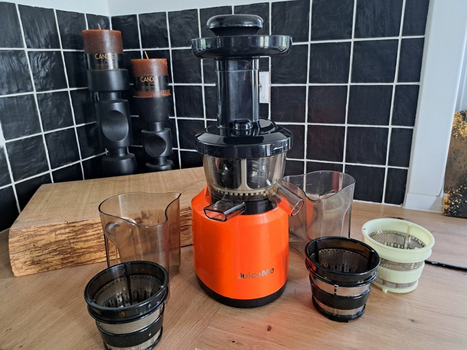 SLOWJUICER Sapcentrifuge JUICE ME., Ophalen of Verzenden, Zo goed als nieuw