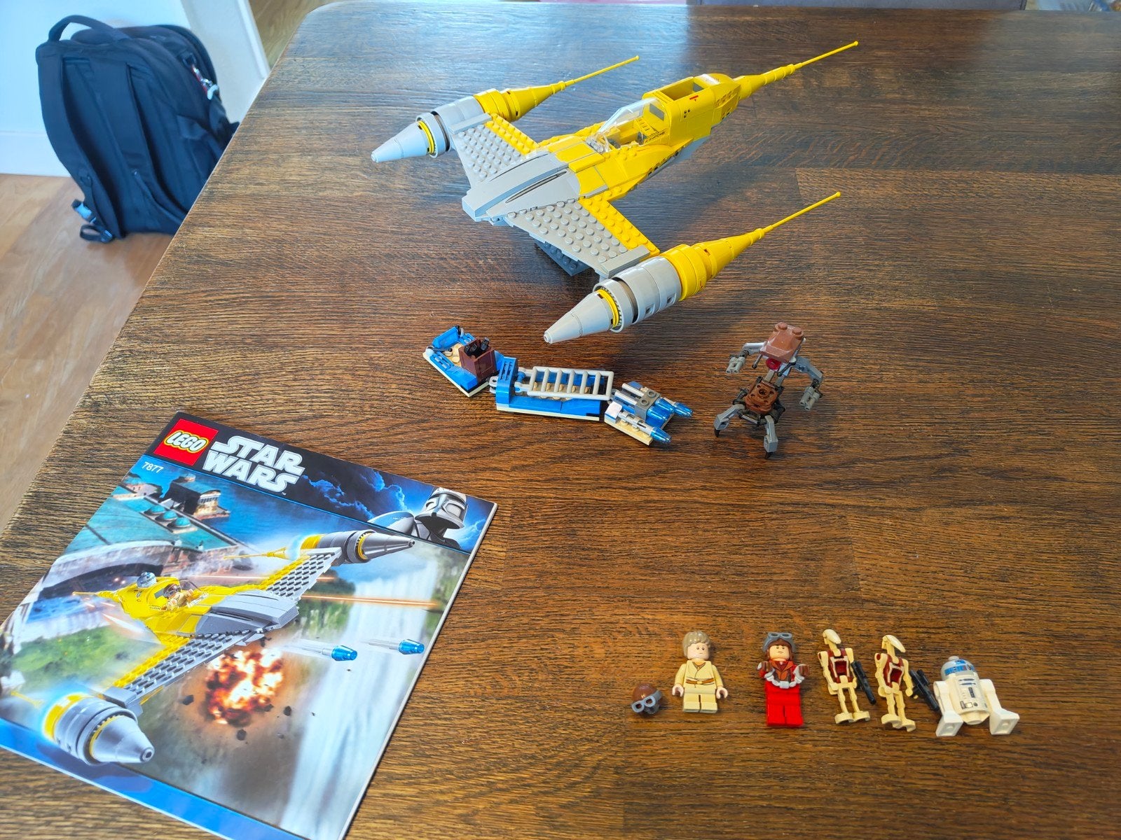 Lego Star Wars Naboo Starfighter (7877), Star Wars, Lego, Ophalen of Verzenden, Complete set