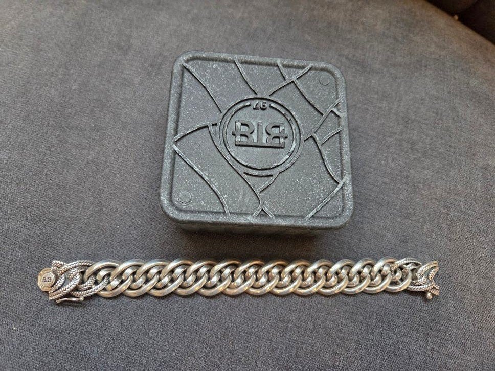 Buddha to buddha Armband, Ophalen of Verzenden, Zo goed als nieuw, Zilver, Zilver