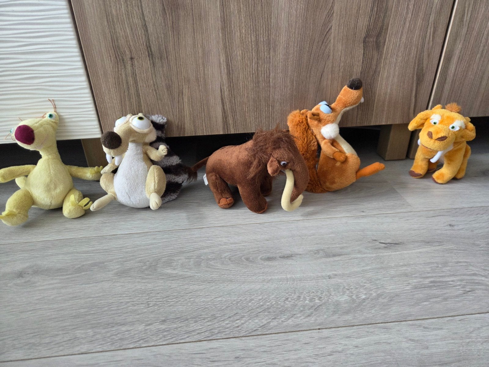 Ice Age Knuffels - Complete Set van 5 Figuren, Ophalen, Gebruikt, Overige karakters, Overige typen