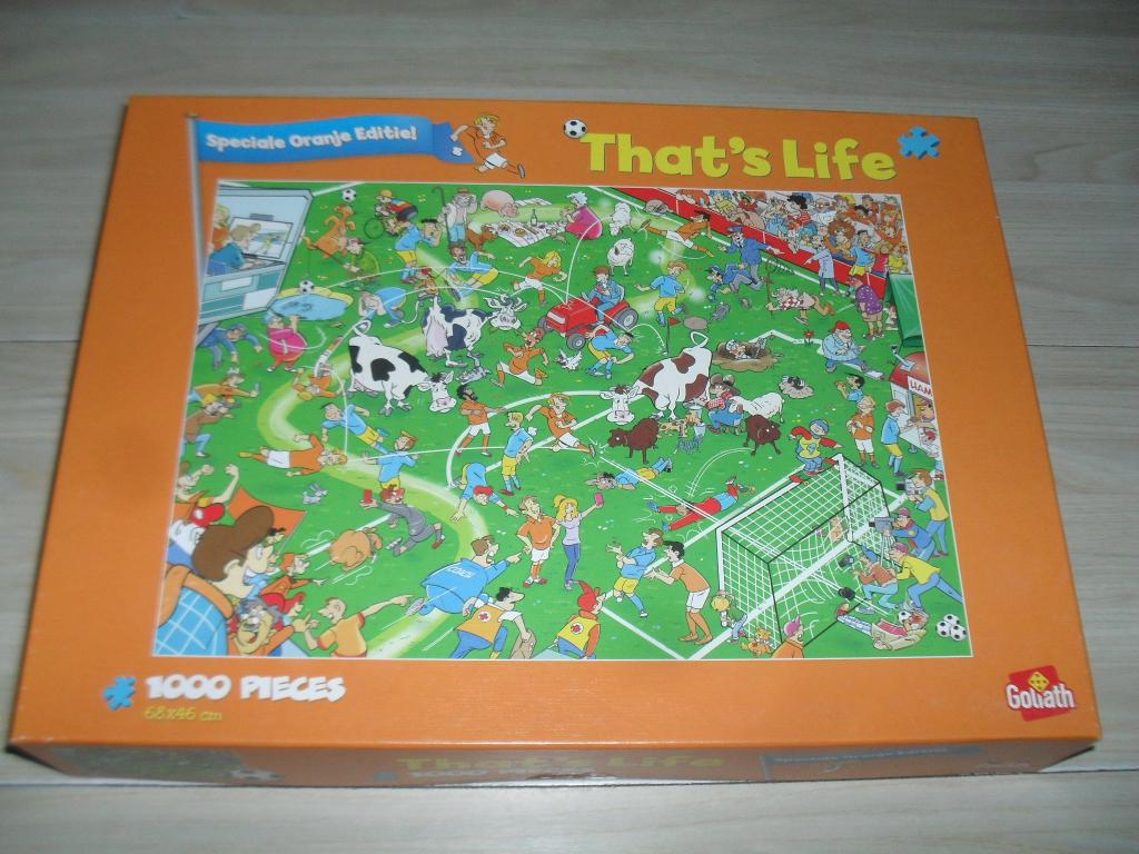 Speciale Oranje Editie That's Life puzzle 1000 stukjes nieuw, Ophalen, 500 t/m 1500 stukjes, Nieuw, Legpuzzel