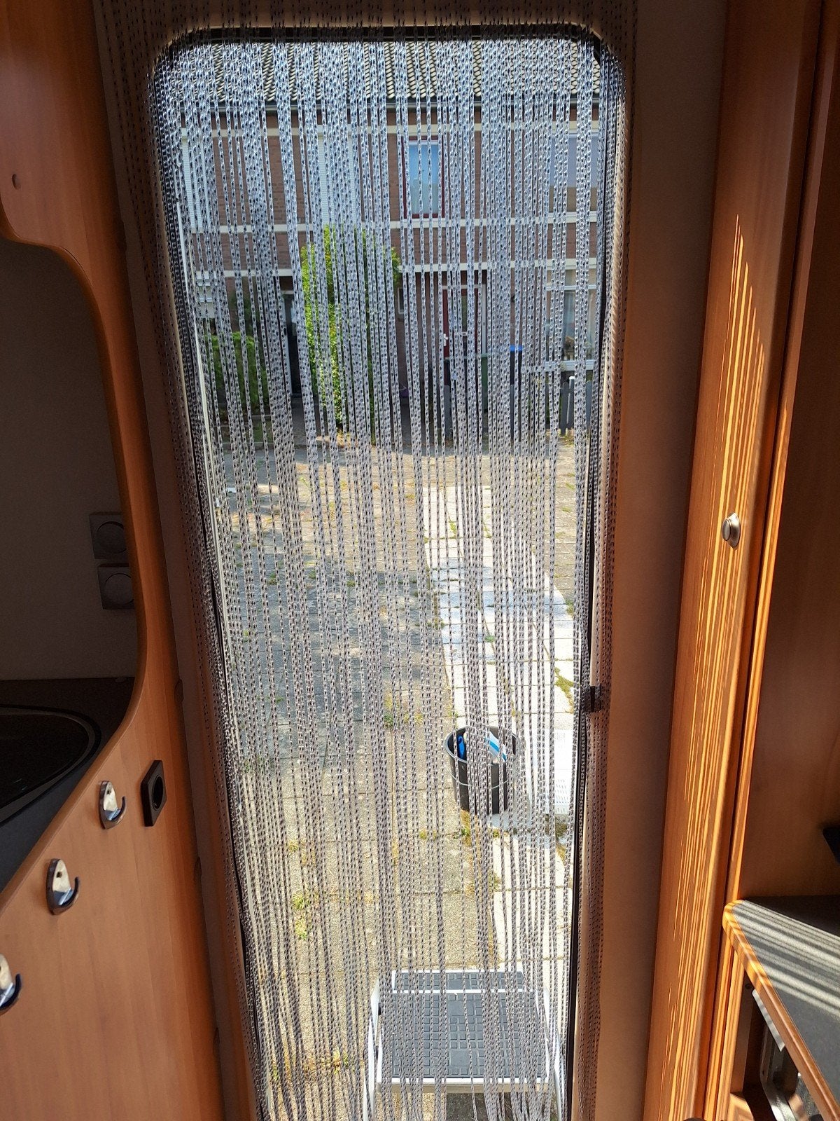 Degor vliegengordijn voor caravan, Ophalen, Zo goed als nieuw