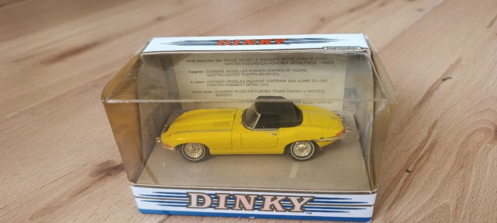 Jaguar E type Mk 1 1/2 Dinky 1:43, Ophalen of Verzenden, Zo goed als nieuw, Auto, Dinky Toys