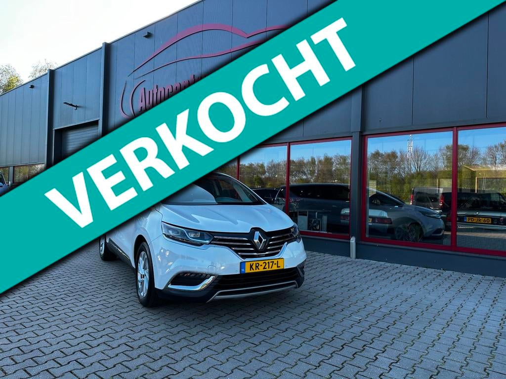Renault Espace 1.6 dCi Dynamique 7p / Automaat / Pano / Navi, Gebruikt, Euro 6, Wit, Bedrijf