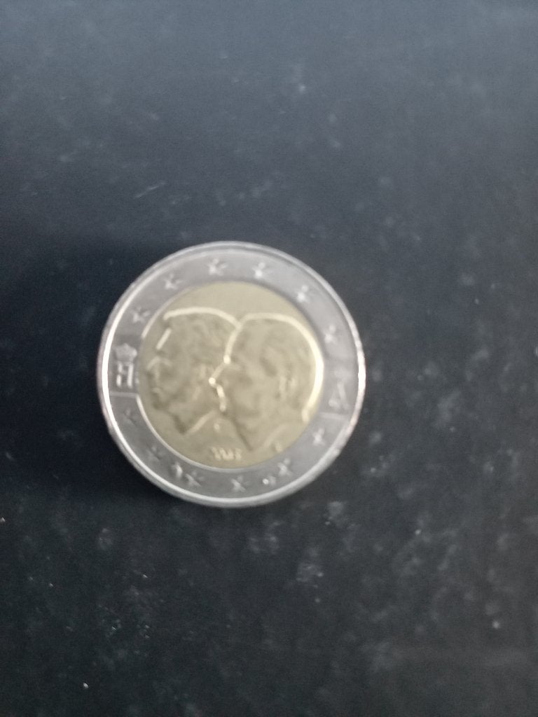 049: 2 Euromunt België 50 jaar Monetaire unie 2005, Postzegels en Munten, Verzenden, België, 2 euro