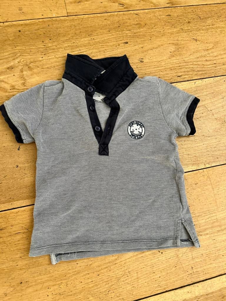 Gymp gestreepte blauw wit polo maat 92, Ophalen of Verzenden, Zo goed als nieuw, Jongen, Shirt of Longsleeve
